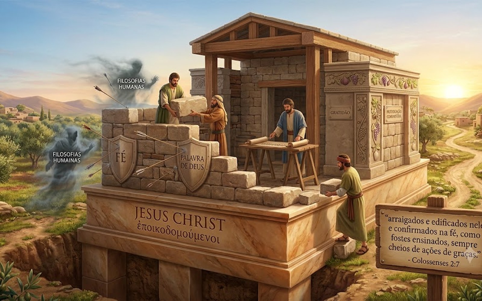 Edificados em Cristo